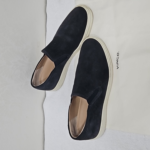 Vince Warwick Suede Sneakers Size 10 - Picture 3 of 12